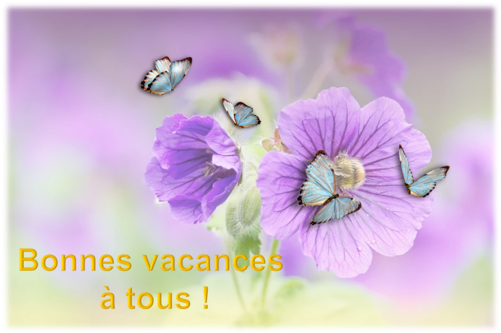 Bonnes vacances ete